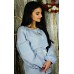 Embroidered blouse "Frosty"